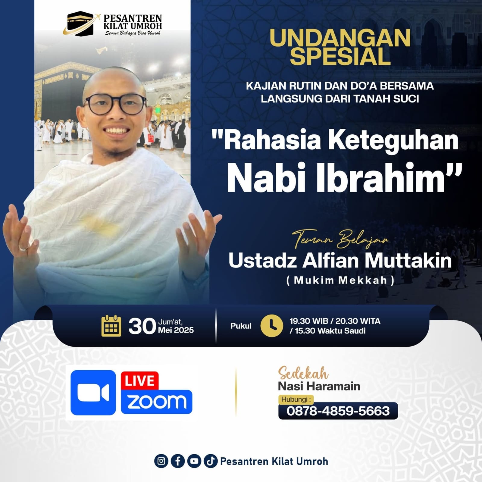 Free Live Kajian di Tanah Suci